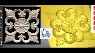 #ARTCAM #3D FLOWER MAKING #MANDALA #3D #CARVING #HOW TO MAKE 3D FLOWER #ROTATE AND COPY #CNC #ROUTER