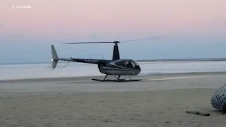 Tour helicopter makes precautionary landing at Chicago beach