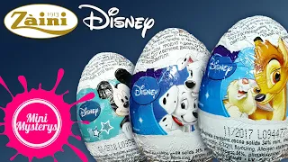 Disney Chocolate Surprise Eggs by Zaini Toy Unboxing ASMR | Mini Mysterys