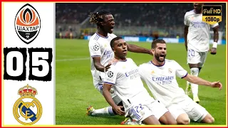 Real Madrid vs Shakhtar Donetsk 5-0 Extended Highlights All Goals 2021 HD