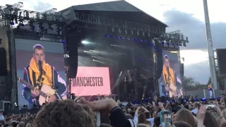 justin bieber love yourself one love manchester 4/6/17