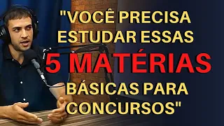 Professor Fala Das Matérias Básicas Mais Importantes Para Concurso Público