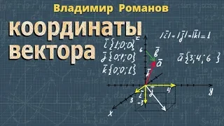 КООРДИНАТЫ ВЕКТОРА В ПРОСТРАНСТВЕ решение задач