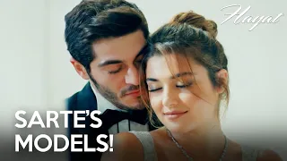 Hayat and Murat become a couple model for Sarte! | Hayat - English Subtitle