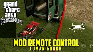 MOD REMOTE CONTROL...ADA DRONE! | GTA SA ANDROID