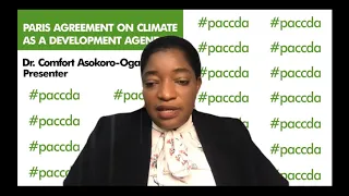 Paris Agreement on Climate Change as a Development Agenda #paccda Course Week 4 Review