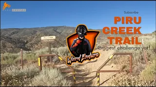 Piru Creek Trail - Most challenging ride this year.