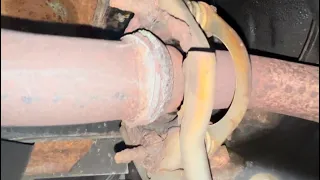 08 Honda CRV exhaust flange repair