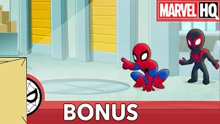 Spidey Spyin' with Miles! | Marvel Super Hero Adventures | BONUS CLIP