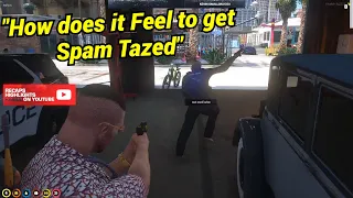 Ramee and others Spam Taze a Cop to Show him on how it Feels | NoPixel GTA RP