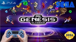 Sega Genesis Classics PS4 conferindo todos os jogos