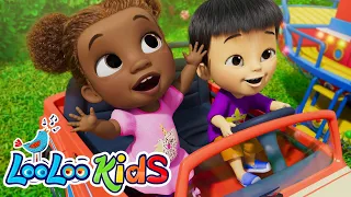 [ 2 HOURS ] Vehicles Song 🚑🚒🚚 THE BEST Toddler Music by LooLoo Kids