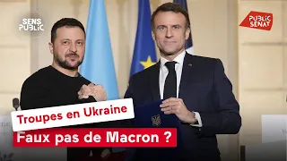 Troupes en Ukraine : faux pas de Macron ?