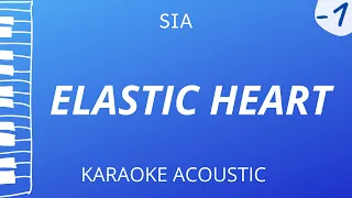 Elastic Heart - Sia (Karaoke Acoustic Piano) Lower Key