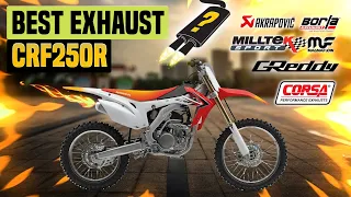 Honda CRF250R Exhaust Sound 🔥 Yoshimura,FMF,Akrapovic,Review,Mods,Upgrade,GPR,Pro Circuit,Rocket+