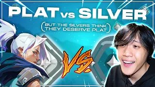 I hosted a SILVER vs PLATINUM Tournament.. (Valorant)