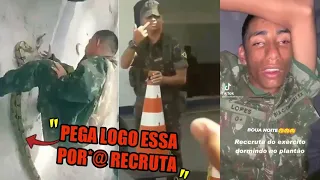 Recrutas Bisonhos do Exército Brasileiro #22 - TENTE NÃO RIR