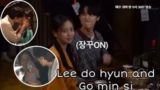 Lee do hyun and Go min si | cute moments | (behind the scenes)