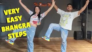 Very Easy Bhangra Basic steps  | Beginners Bhangra| Learn Bhangra | The Dance Mafia #bhangra