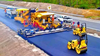 🔥Incredible Modern Road Construction Machines, Fast Concrete Paving & Asphalt Paving Heavy Equipment