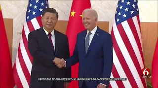 President Biden Meets With Xi Jinping Face-To-Face For First Time