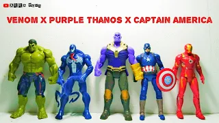 Merakit Mainan Venom x Purple Thanos x Captain America | Avengers