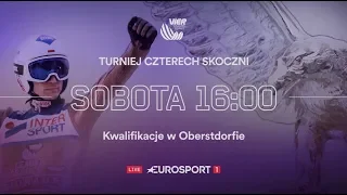 Turniej Czterech Skoczni: kwalifikacje w Oberstdorfie TYLKO w Eurosporcie1