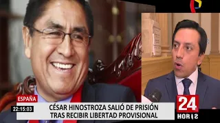 Reacciones en el Congreso tras libertad de César Hinostroza