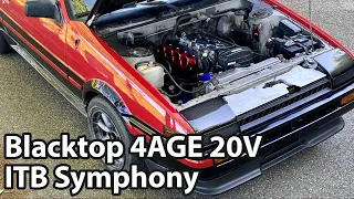 4AGE ITB Symphony - AE86 Blacktop 20V Noise Only