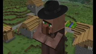 Деревенский житель из Minecraft  поёт «Billie Jean» (FULL VIDEO)