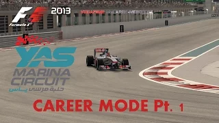 F1 2013 Gameplay - Career Mode Pt.1 (Young Driver Test With McLaren)