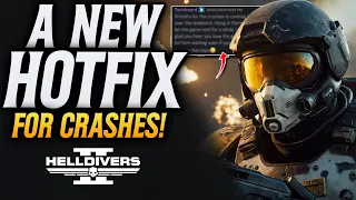 Helldivers 2 New Hotfix For The Crashes! Illuminate Sightings In Game!