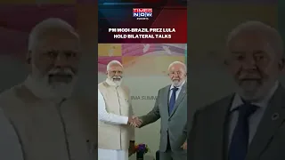 PM Modi Holds Bilateral Meet With Brazilian Prez Luiz Inácio Lula Da Silva In Hiroshima