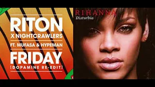 Disturbia ON Friday - Rihanna / Riton (GAΣ mashup)