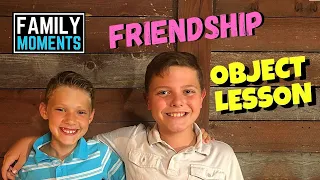 Children's Sermon - Bible Lesson on FRIENDSHIP! Proverbs 18:24