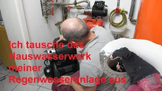 Ich habe das Hauswasserwerk an meiner Regewasseranlage ausgetauscht.