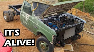 Will My Truck Ever Start?  Scrap Truck Build Continues!