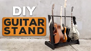 DIY Cheap & Easy Guitar Stand | FREE PLANS