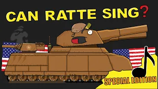 "What if Ratte can sing" - Cartoons about tanks