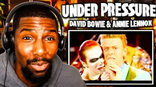 GREAT DUO! | Under Pressure (Freddie Mercury Tribute) - David Bowie & Annie Lennox (Reaction)