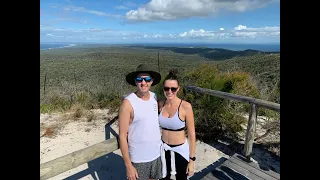 Moreton island in the Land Rover Discovery 4.