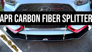 Veloster N APR Carbon Fiber Splitter Install (How To)