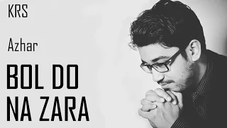 Bol Do Na Zara Karaoke | Lyrics Chords | Instrumental | Azhar | Armaan Malik, Amaal Mallik | KRS