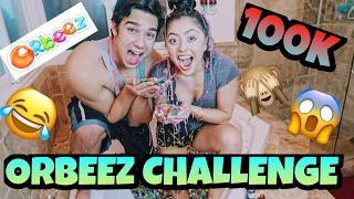 100,000 ORBEEZ CHALLENGE | JAZMINE AND NICK