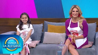 ¡Sarita tuvo que despedirse de la cocina de MasterChef Jr.! ¿Qué pasó con ella? | Venga La Alegría