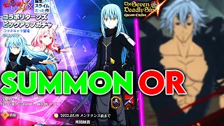 TOMORROW ON GLOBAL!! SHOULD YOU SUMMON FOR SLIME COLLAB BANNER?! | Seven Deadly Sins: Grand Cross