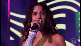 Marina Sena cantando Mande um Sinal - Ao Vivo no Caldeirão com Mion (04/05/2024)