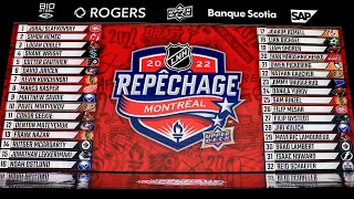 Round 1 of the 2022 NHL Draft!