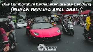 Two Lamborghinis (NOT SOME FAKE REPLICAS!) wreaks havoc around the streets of Bandung!