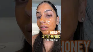 Honey and turmeric face mask!